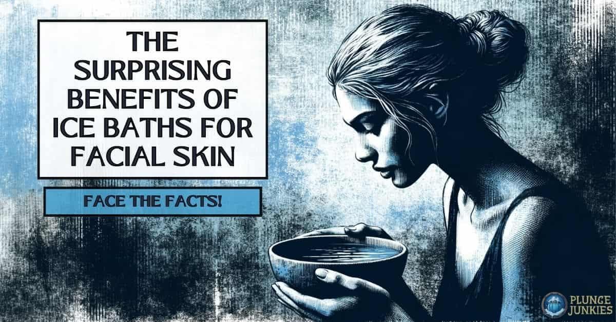 woman holding bowl of ice water close to face