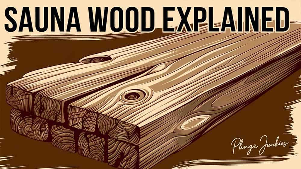 Cedar sauna wood